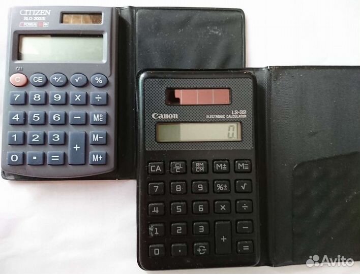 Калькуляторы настольные и карманные
