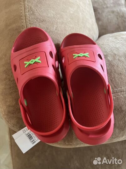 Кроксы сланцы benetton новые