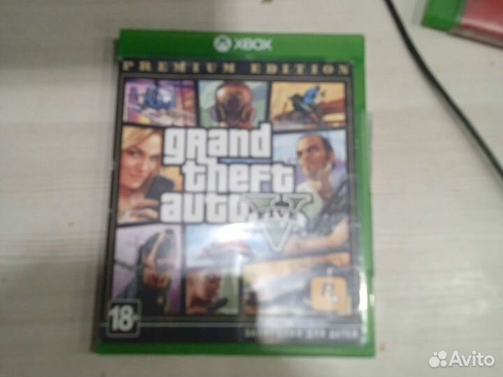 Диск для xbox One GTA 5 premium