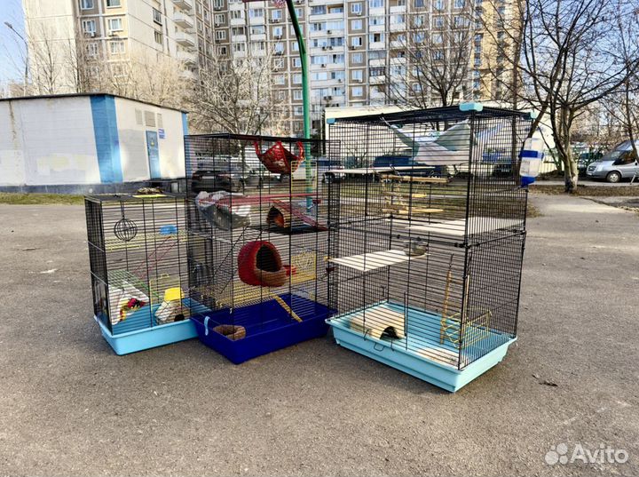 Клетка для крыс шиншилл дегу грызунов хомяков