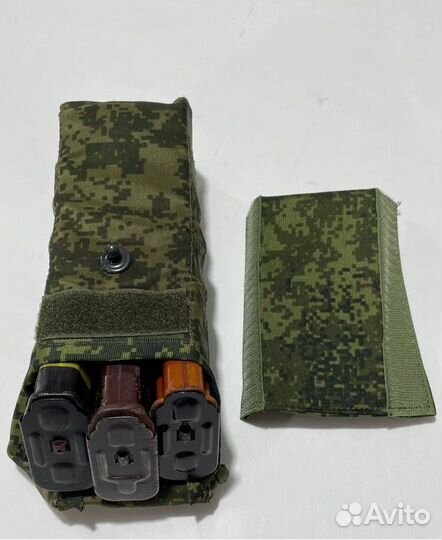 Подсумок для 2-х магазинов ак74 цифра Техинком