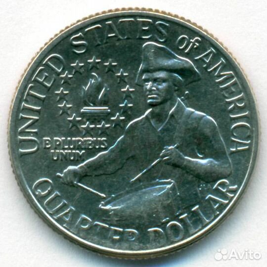 Юбилейные 25 центов США 1976 г
