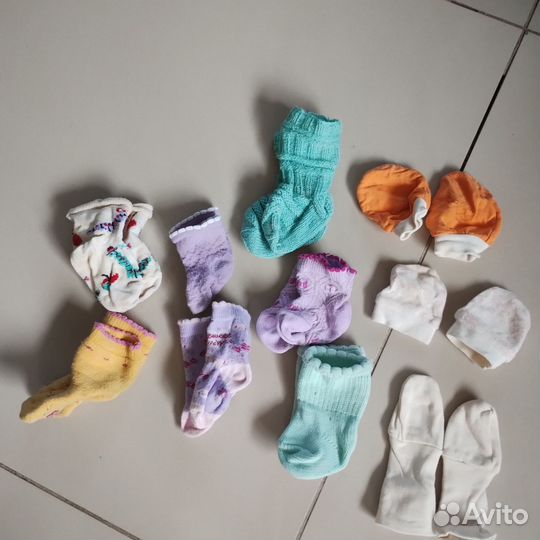 Пакет детских вещей 0-6 месяцев для девочки