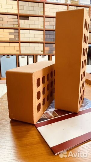 Кирпич облицовочный Абрикос одинарный