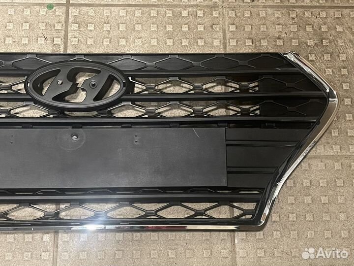 Решетка радиатора hyundai solaris 2