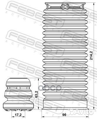 Отбойник+пыльник mercedes benz B 200 246.# пер