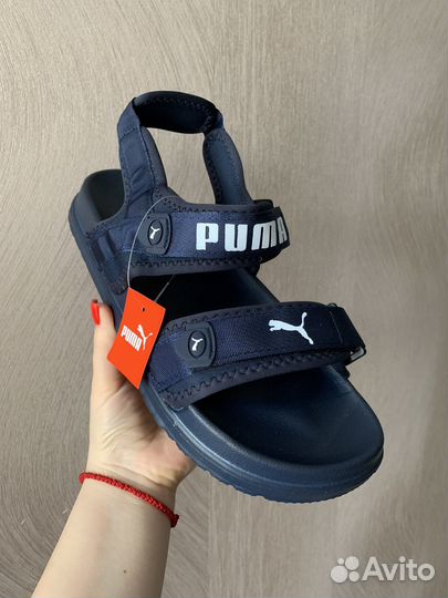 Сандалии Puma пума синие