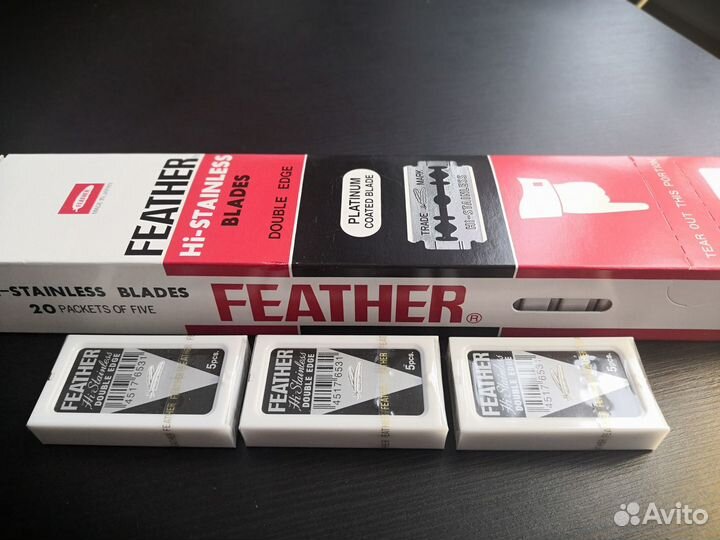 Лезвия для бритья Feather