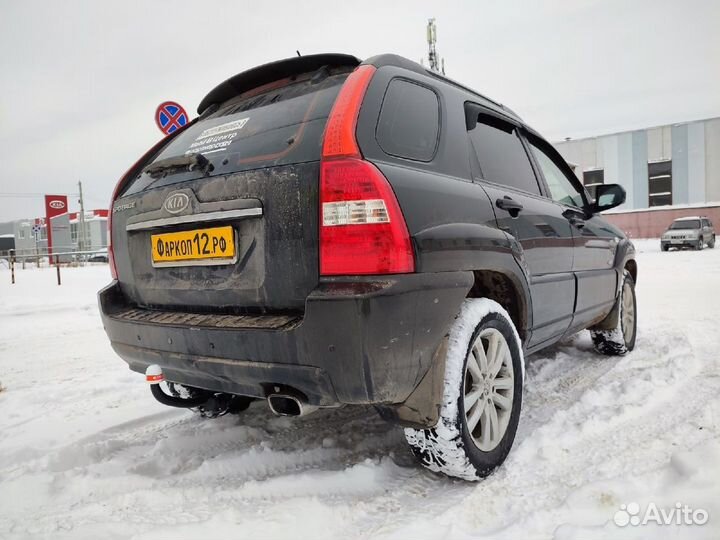 Фаркоп на Kia Sportage 2 Киа Спортейдж 2 (2004-201