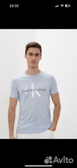 Мужская футбока XS calvin klein