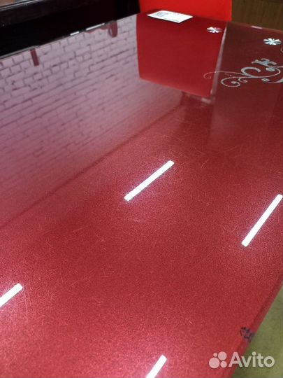 Стол обеденный стеклянный бу