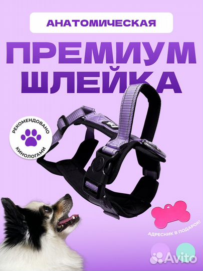 Шлейка для собак анатомическая