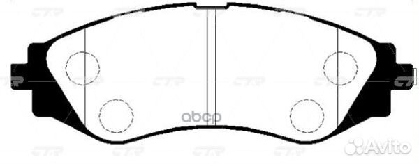 Ckkd-6 Колодки тормозные дисковые перед G