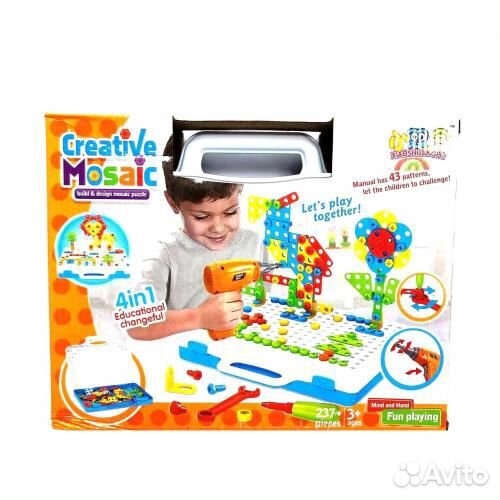 Конструктор С шуруповертом 608