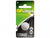CR2025 - GP Lithium CR2025-2CRU1 10/600 1 штука