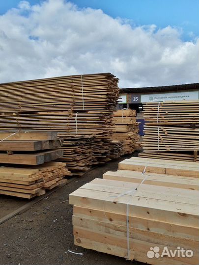Пиломатериалы. Доска сухая 50 100 6000