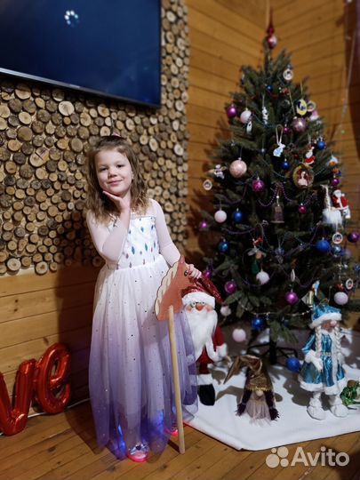 Платье Эльзы 110-120
