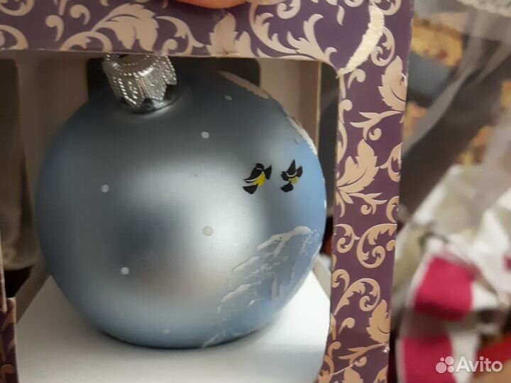 Елочные игрушки ариель шар