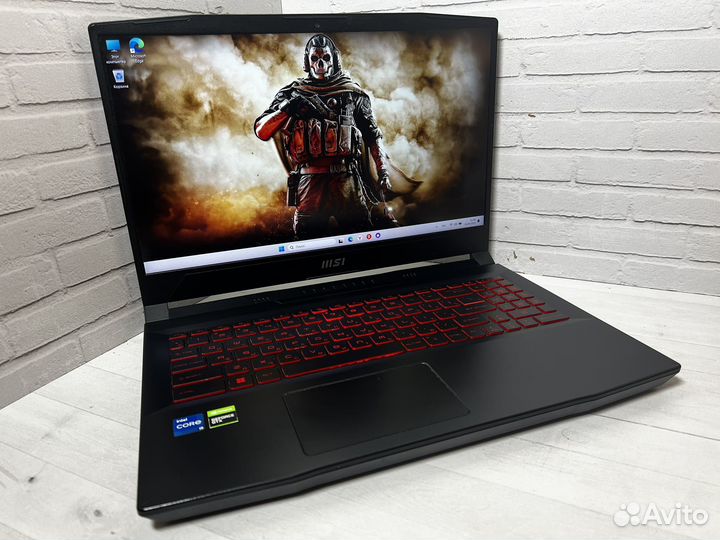 Игровой MSI Core i5-11400H/16GB/144ггц/GTX/SSD