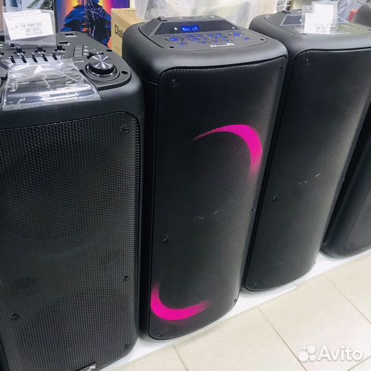 Блютуз колонка мощная 120вт с микрофонами 20-16