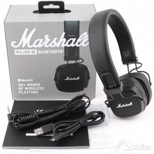 Беспроводные наушники marshall major iv black