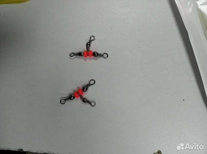 Вертлюг тройной для отвода на судака