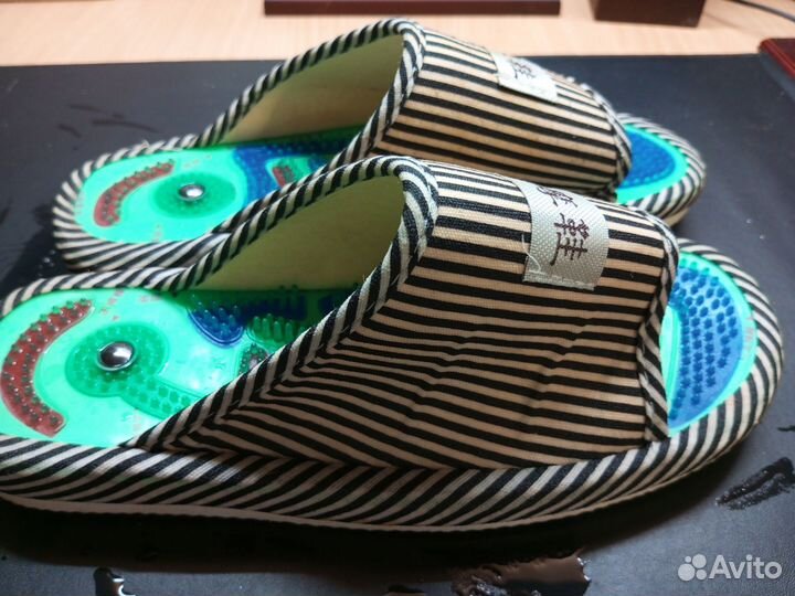 Шлепанцы массажные, единый размер 40-43