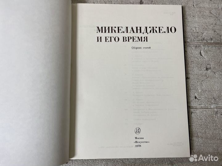 Микеланджело и его время