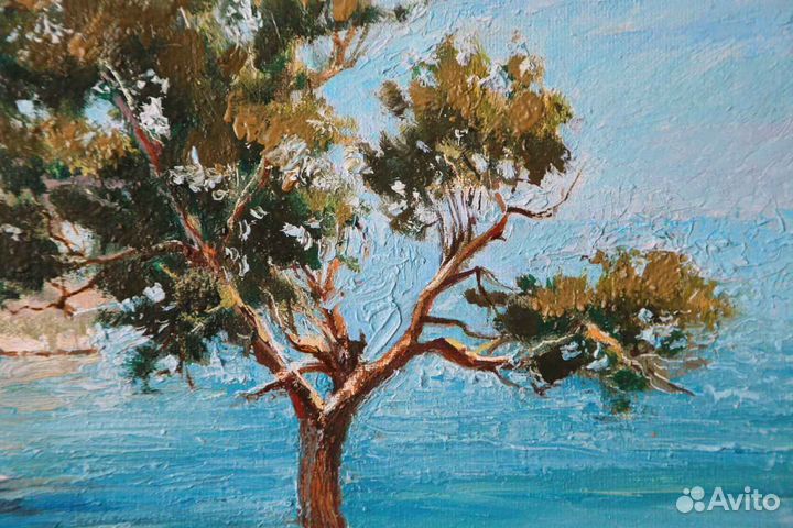 Картина маслом на холсте пейзаж