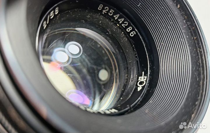 Объектив Гелиос 44-2. Нерабочая диафрагма