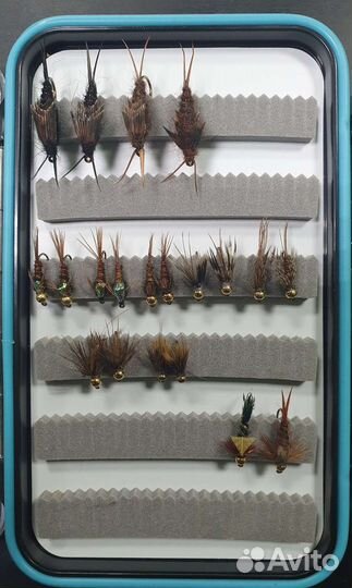 Нахлыстовое удилище, сухие мухи и нимфы