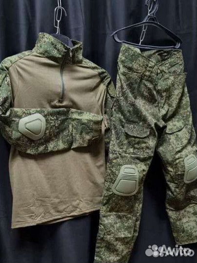 Тактический костюм G3 мох/мультикам с налокотникам