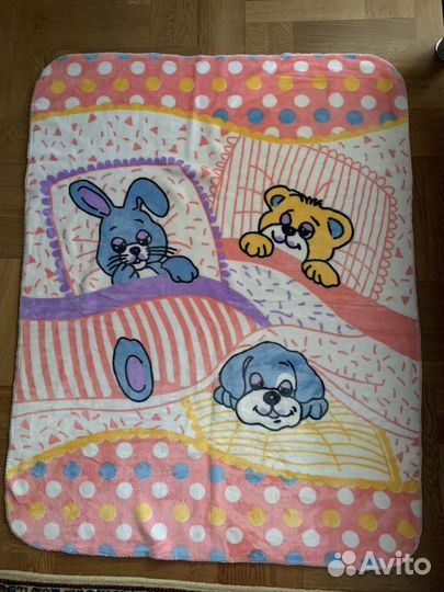 Детское одеяло плед новое 110*140см