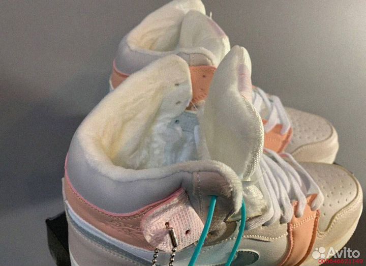 Кроссовки Nike Air Jordan тёплые (Арт.44128)