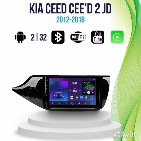 Магнитола Kia ceed Cee'd 2 JD M232