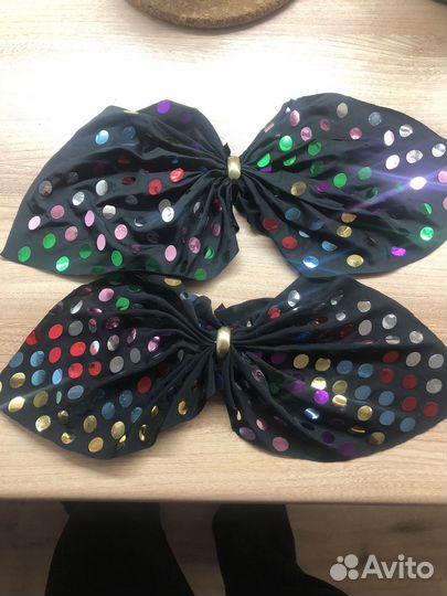 Бант заколка гладкий СССР советская винтаж