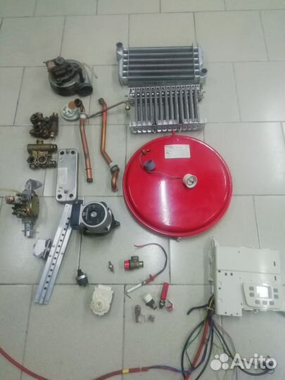 Запчасти бу газовых котлов Baxi ecofor 24 и roca