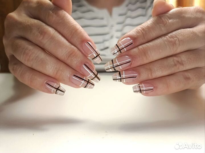 Ногти гель лак на дому наращивание, укрепление