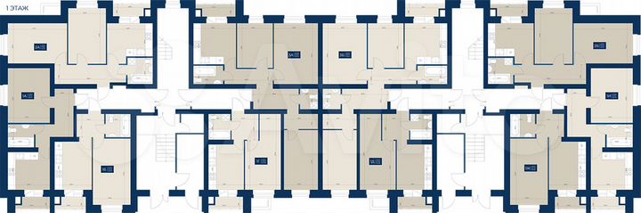 2-к. квартира, 51,7 м², 1/5 эт.