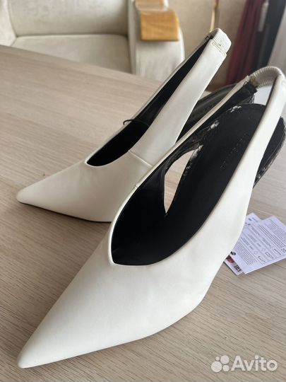 Туфли лодочки 36 белые