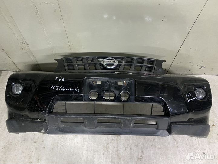 Передний бампер ниссан хтрейл