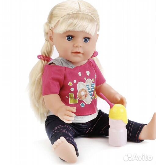 Интерактивная кукла сестричка Карапуз новая