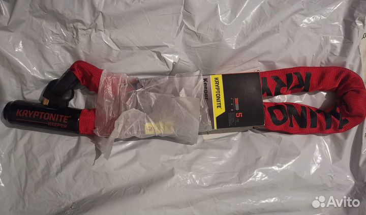 Велозамок Kryptonite Keeper 785 Chains Red новый