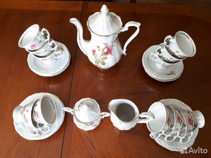 Сервиз кофейный фабрика Walbrzych Польша