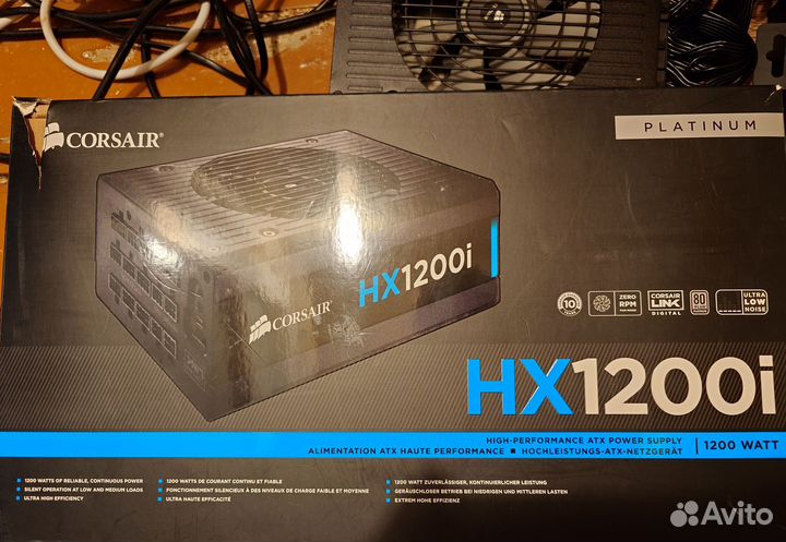 Блок питания 1200w Corsair HX1200i