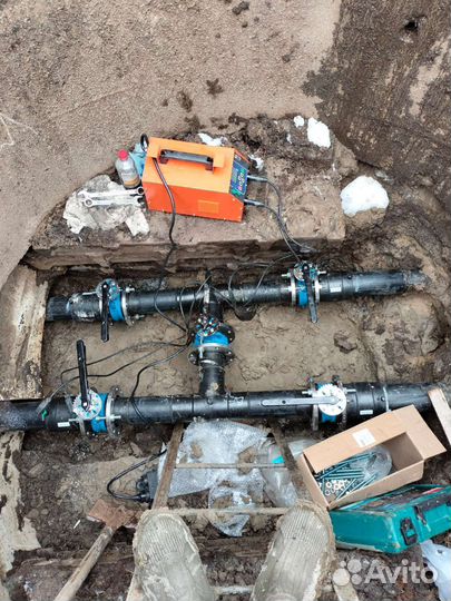 Сварка труб пнд (пэ) в стык и электрофитингами