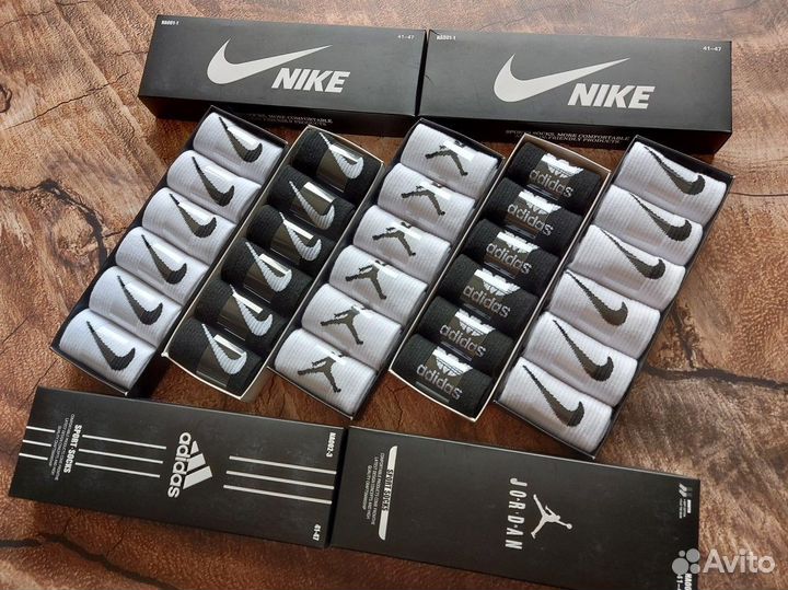 Носки Nike Reebok Lacoste Jordan