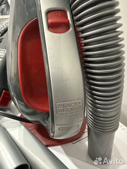 Пылесос black+decker ADV1200-XK, серый/красный