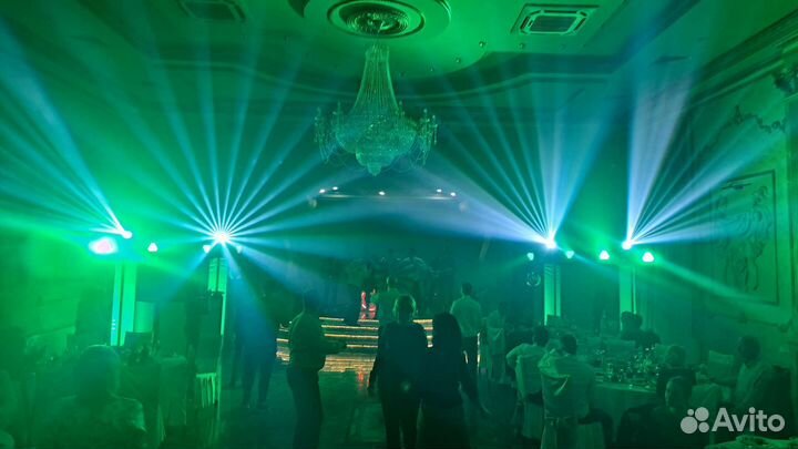 Световое оформление мероприятий. Тяжелый дым