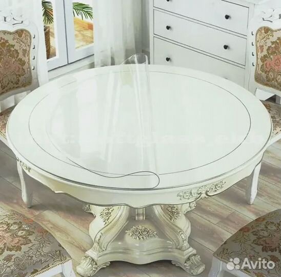 Гибкое/мягкое стекло, силиконовая скатерть